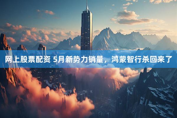 网上股票配资 5月新势力销量，鸿蒙智行杀回来了