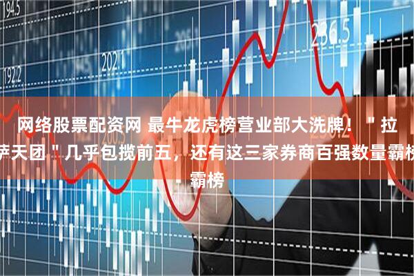 网络股票配资网 最牛龙虎榜营业部大洗牌！＂拉萨天团＂几乎包揽前五，还有这三家券商百强数量霸榜